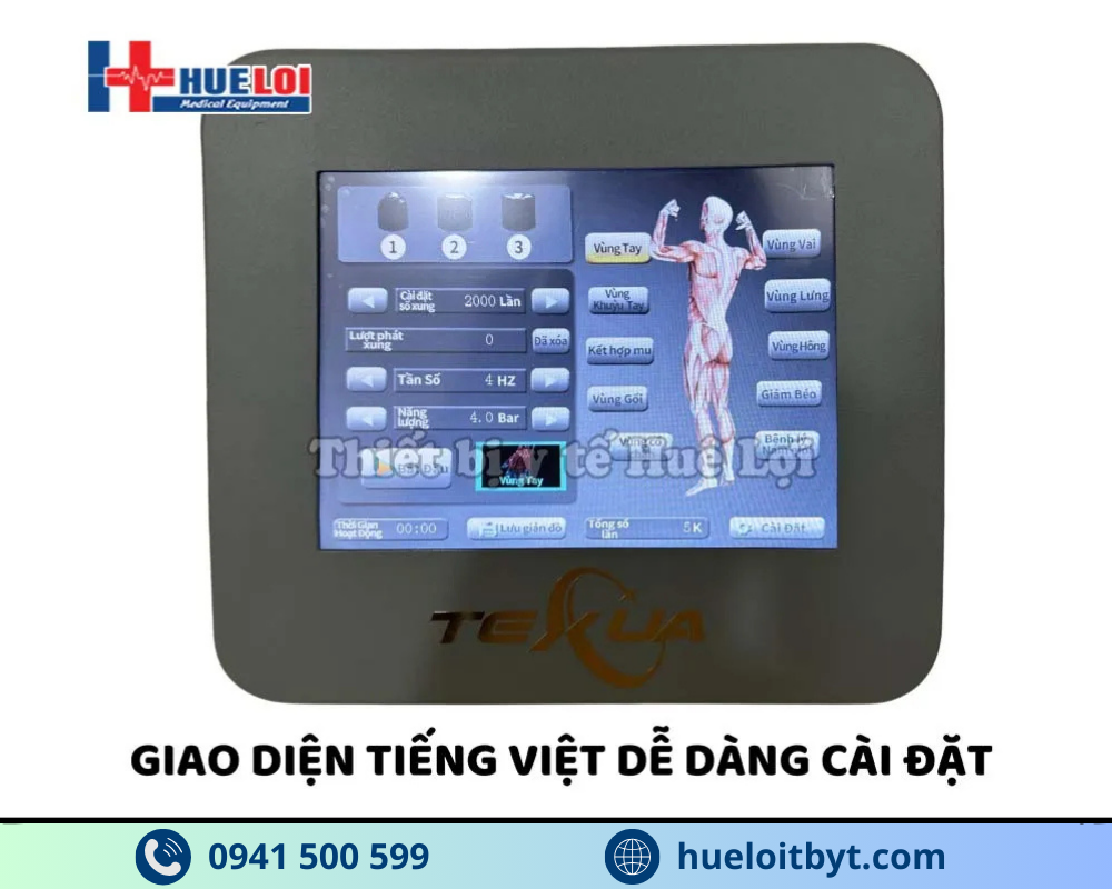 THIẾT BỊ TRỊ LIỆU BẰNG SÓNG XUNG KÍCH T301