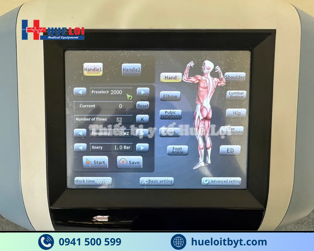 MÁY XUNG KÍCH TEXUA 2 TAY CẦM ĐIỀU TRỊ T806