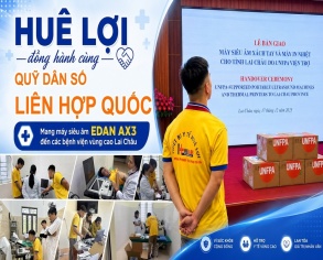BÀN GIAO MÁY SIÊU ÂM XÁCH TAY EDAN AX3 TẠI CÁC BỆNH VIỆN TỈNH LAI CHÂU