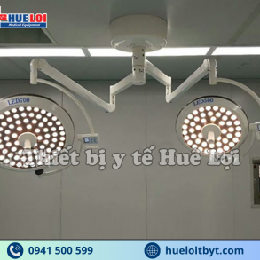 ĐÈN LED PHẪU THUẬT TREO TRẦN 2 NHÁNH KHÔNG HẮT BÓNG