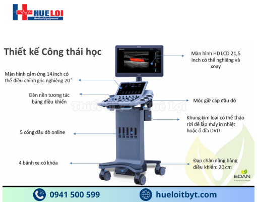 MÁY SIÊU ÂM BÀN ĐẨY EDAN ACCLARIX LX3 CAO CẤP
