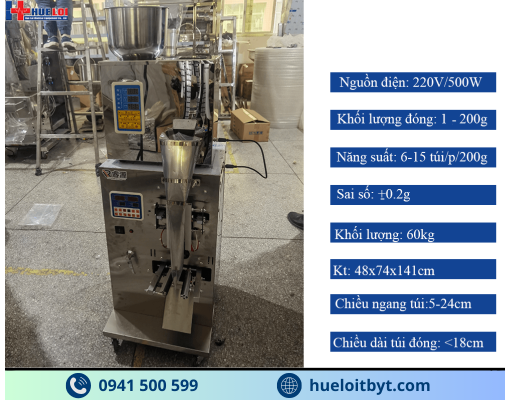 MÁY ĐÓNG TÚI DƯỢC LIỆU TỰ ĐỘNG