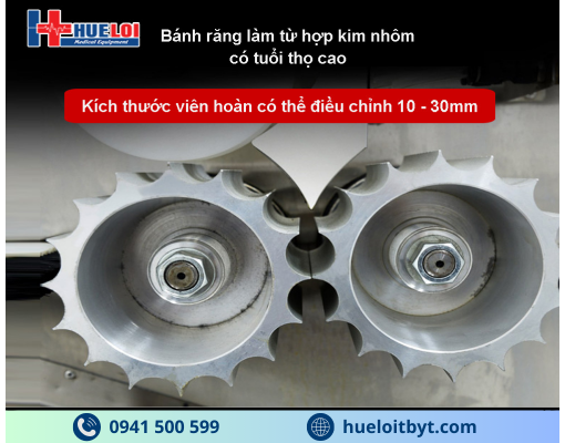 MÁY LÀM VIÊN HOÀN ĐÔNG Y CÔNG SUẤT CAO