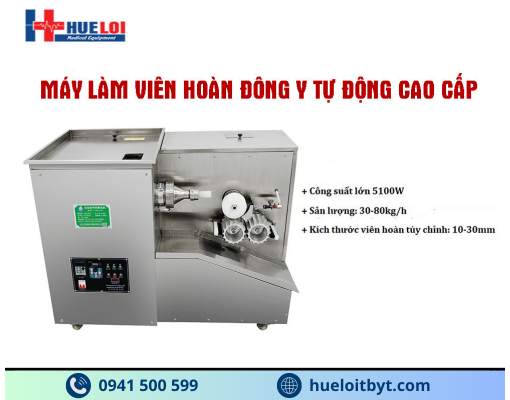 MÁY LÀM VIÊN HOÀN ĐÔNG Y CÔNG SUẤT CAO