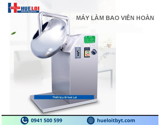 MÁY SẤY KHÔ, ĐÁNH BÓNG VÀ BAO VIÊN THUỐC ĐÔNG Y