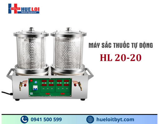 MÁY SẮC THUỐC ĐÔNG Y 2 NỒI ĐUN TỰ ĐỘNG