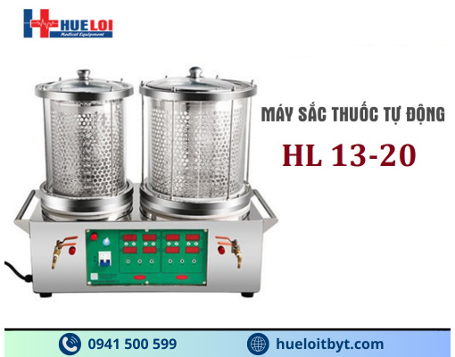 MÁY SẮC THUỐC ĐÔNG Y 2 NỒI ĐUN TỰ ĐỘNG