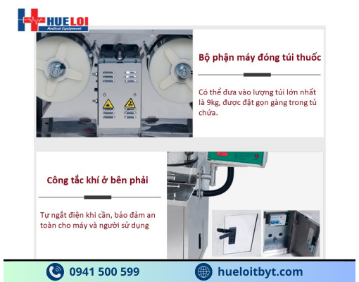 MÁY SẮC THUỐC VÀ ĐÓNG GÓI TỰ ĐỘNG 3 NỒI ĐUN CÔNG SUẤT CAO
