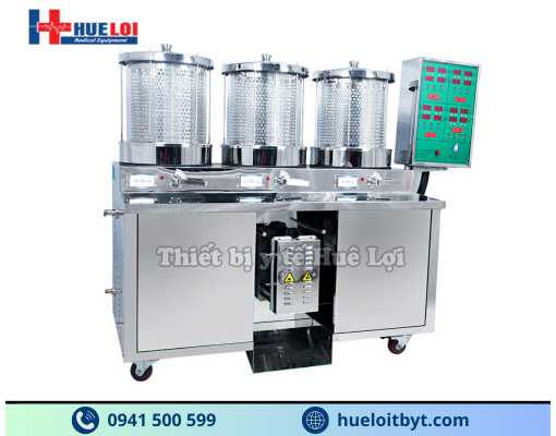 MÁY SẮC THUỐC VÀ ĐÓNG GÓI TỰ ĐỘNG 3 NỒI ĐUN CÔNG SUẤT CAO