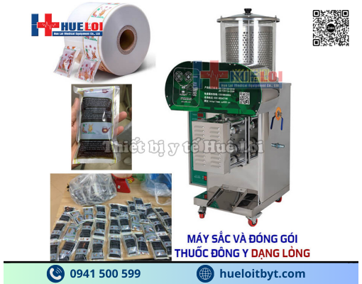 MÁY SẮC THUỐC ĐÔNG Y KÈM ĐÓNG TÚI ĐỘNG CAO CẤP