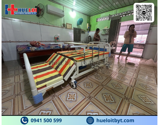 GIƯỜNG Y TẾ 4 TAY QUAY CAO CẤP A0I-III