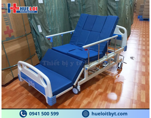 GIƯỜNG Y TẾ 4 TAY QUAY HẠ CHÂN TO ĐA NĂNG A0I-I