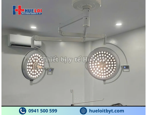 ĐÈN MỔ TREO TRẦN 2 NHÁNH KHÔNG HẮT BÓNG CAO CẤP  PJZF700/700