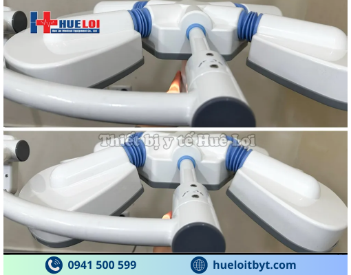 ĐÈN PHẪU THUẬT DI ĐỘNG KHÔNG HẮT BÓNG 5 CÁNH