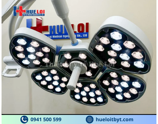 ĐÈN PHẪU THUẬT DI ĐỘNG KHÔNG HẮT BÓNG 5 CÁNH