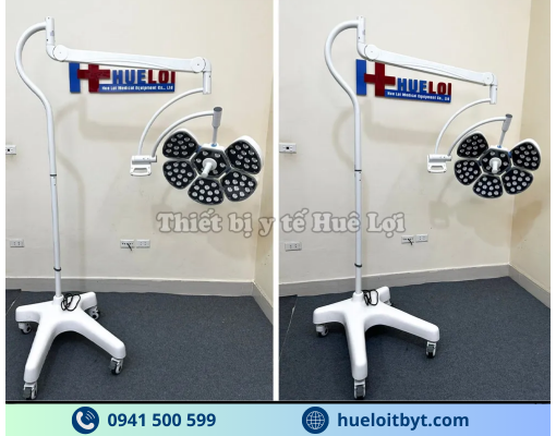 ĐÈN PHẪU THUẬT DI ĐỘNG KHÔNG HẮT BÓNG 5 CÁNH