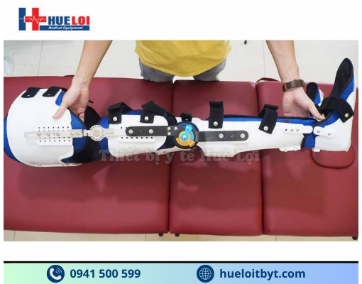 NẸP CHÂN HỖ TRỢ TẬP ĐỨNG VÀ ĐI CHO NGƯỜI BỊ ĐỘT QUỴ