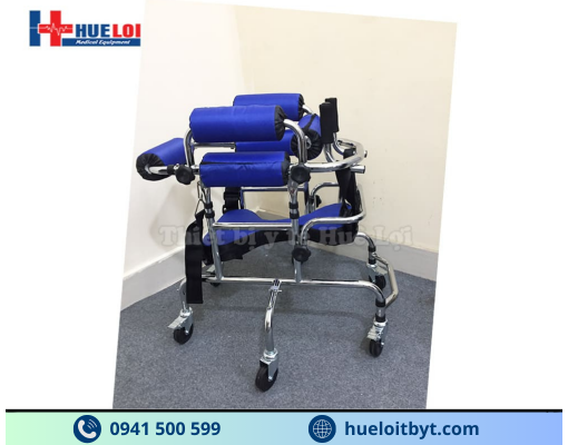 KHUNG TẬP ĐI TRẺ EM 6 BÁNH XE CAO CẤP