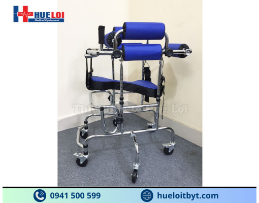 KHUNG TẬP ĐI TRẺ EM 6 BÁNH XE CAO CẤP