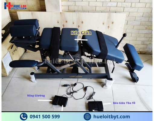 GIƯỜNG TÁC ĐỘNG CỘT SỐNG KẾT HỢP KÉO GIÃN BẰNG ĐIỆN EL07B