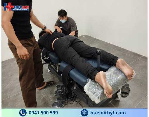 GIƯỜNG TÁC ĐỘNG CỘT SỐNG KẾT HỢP KÉO GIÃN BẰNG ĐIỆN EL07B