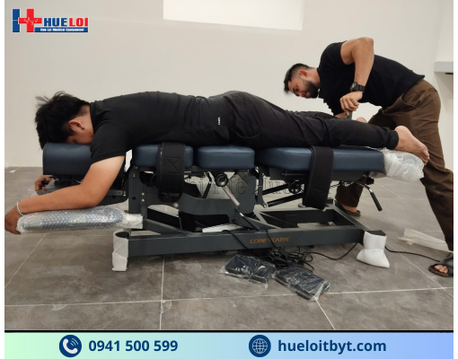 GIƯỜNG TÁC ĐỘNG CỘT SỐNG KẾT HỢP KÉO GIÃN BẰNG ĐIỆN EL07B