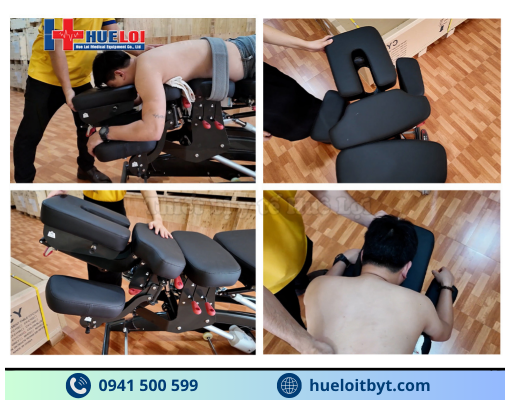 GIƯỜNG NẮN CHỈNH VÀ KÉO GIÃN CỘT SỐNG BẰNG ĐIỆN