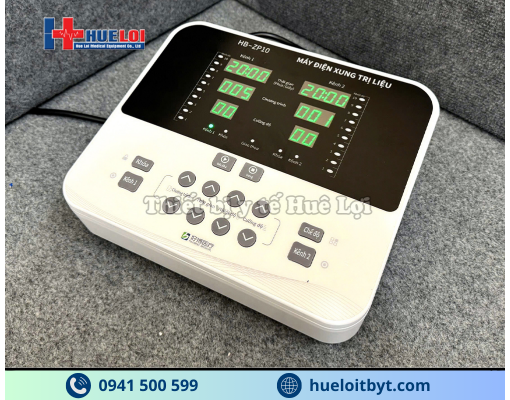 MÁY ĐIỆN XUNG TRUNG TẦN GIAO THOA 2 KÊNH HB-ZP10