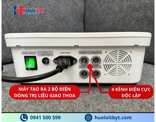 MÁY ĐIỆN XUNG TRỊ LIỆU TRUNG TẦN 4 KÊNH HB-ZP30