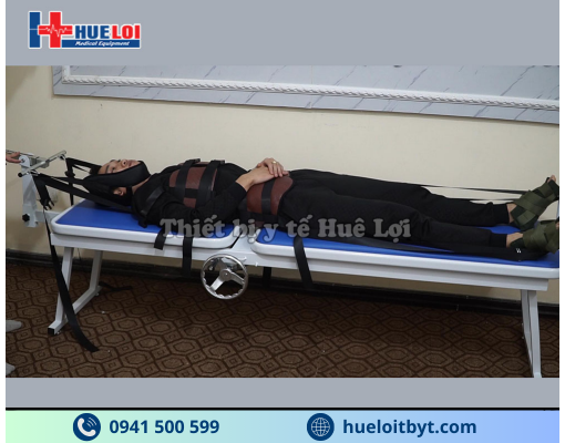 GIƯỜNG KÉO GIÃN CỘT SỐNG BẰNG CƠ