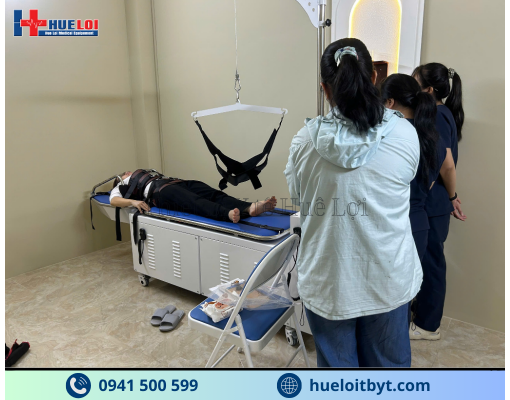 GIƯỜNG KÉO GIÃN CỘT SỐNG LƯNG VÀ CỔ ĐỒNG THỜI YP-2009B