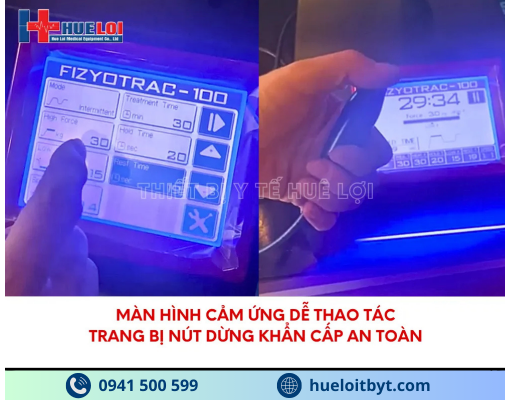 ĐẦU MÁY KÉO GIÃN CỘT SỐNG CAO CẤP FIZYOTRAC-100