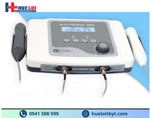 MÁY SIÊU ÂM TRỊ LIỆU ĐA TẦN ELECTROSIN 900 — TẦN SỐ KÉP 1 & 3 MHz