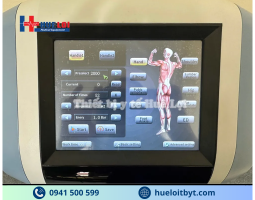 MÁY XUNG KÍCH TEXUA 2 TAY CẦM ĐIỀU TRỊ T806