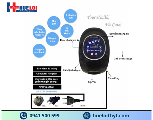 MÁY NÉN ÉP KHÍ TRỊ LIỆU 4 KHOANG CAO CẤP